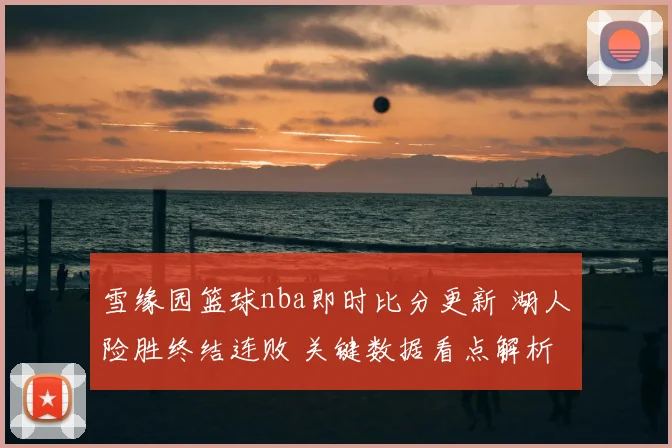 雪缘园篮球nba即时比分更新 湖人险胜终结连败 关键数据看点解析
